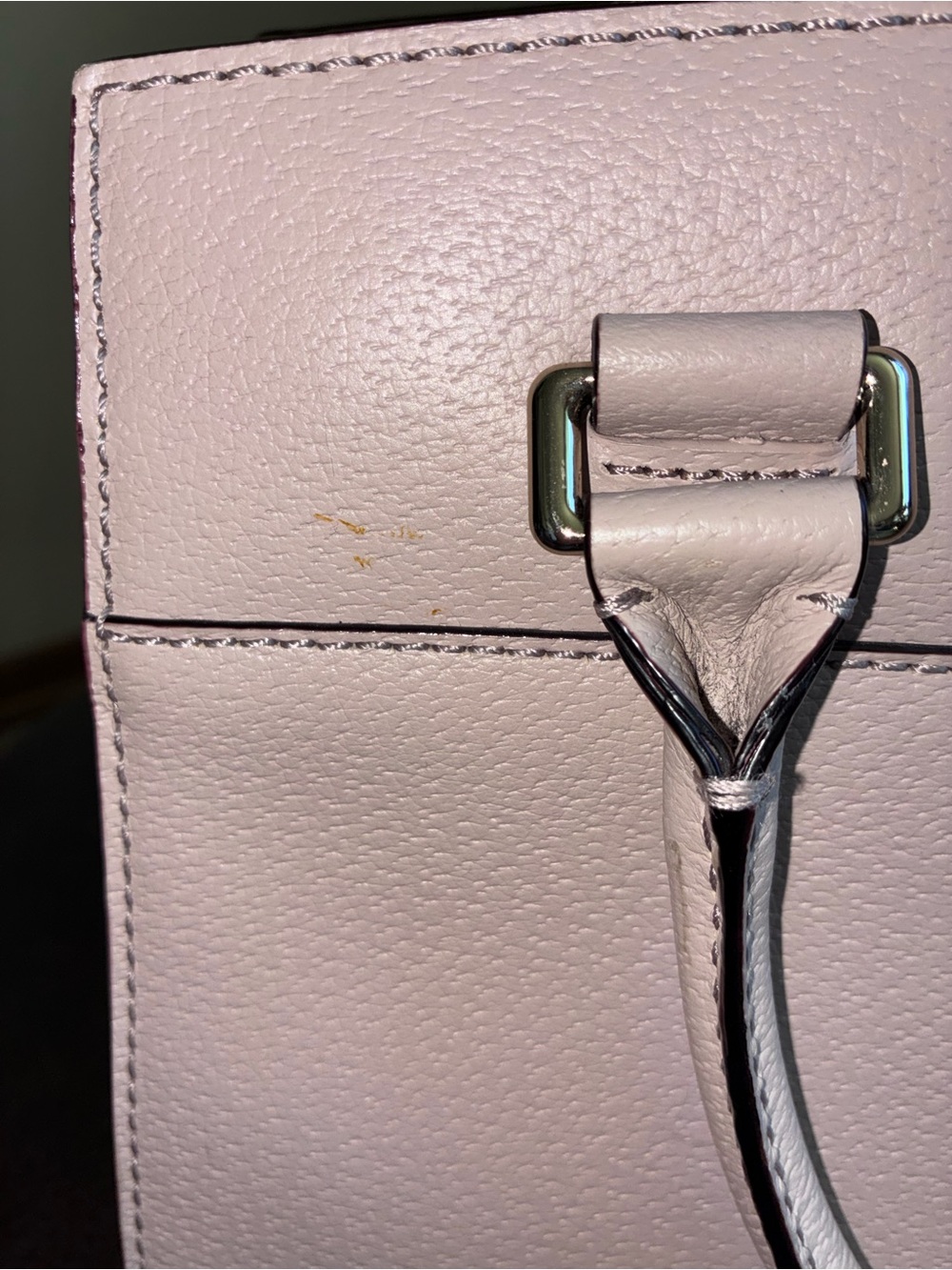 KATE SPADE EUC ‘STACI’ CROSSBODY SATCHEL IN A SOFT PASTEL PINK HUE - Picture 8 of 8